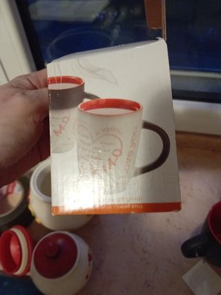 Tazza mug Brandani Ti Amo nera e rossa