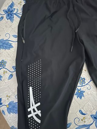 Chándal Asics Negro/Verde Oliva