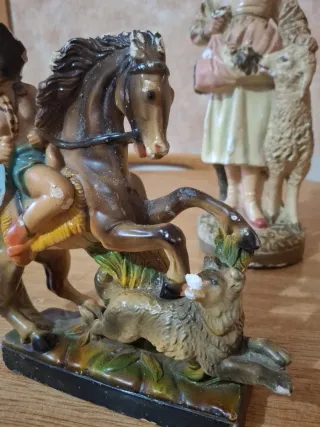 Figuras antiguas escayola