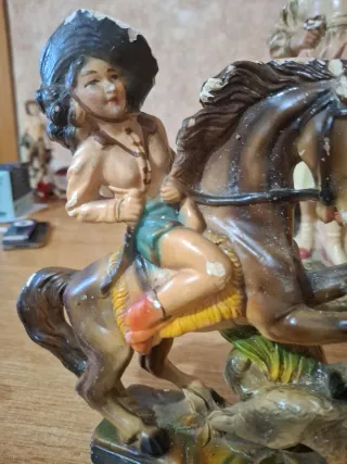 Figuras antiguas escayola