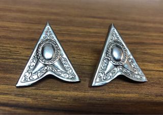 2 Pares Puntas Metálicas Camisa .