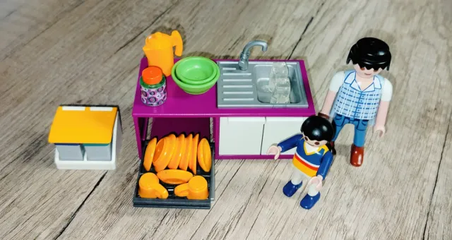 Playmobil Cucina con Figure e Accessori