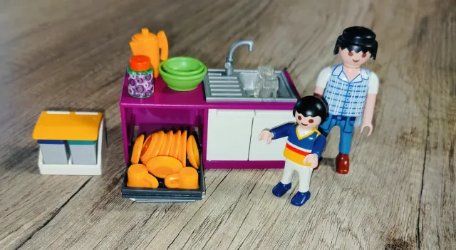 Playmobil Cucina con Figure e Accessori