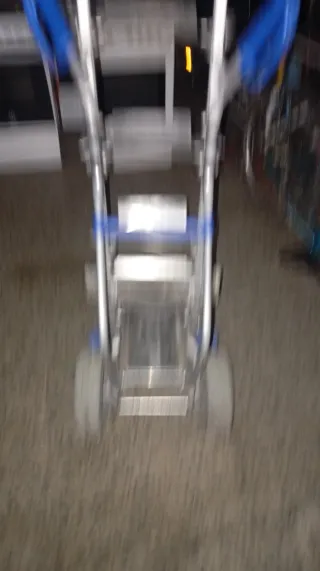 Carro de transporte con ruedas aluminiom