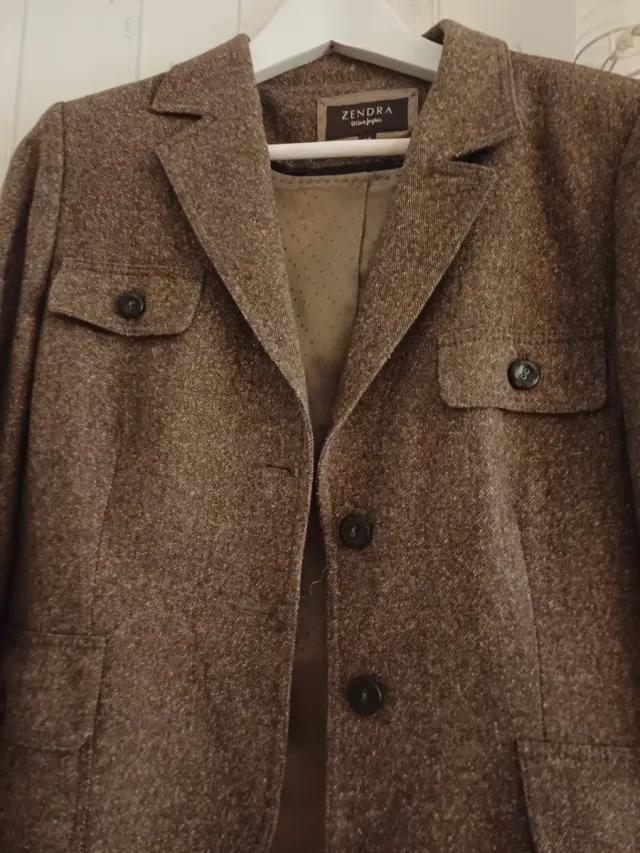 Blazer ZENDRA Marrón Talla M