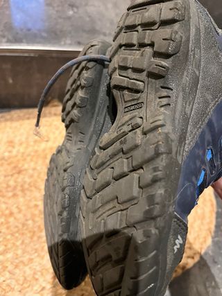 Botas de trekking infantiles azul/negro talla 37