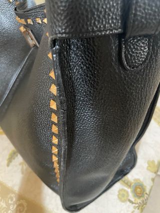 Borsa La Carrie donna nera borchie