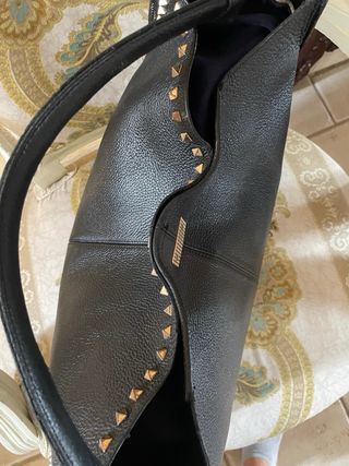 Borsa La Carrie donna nera borchie