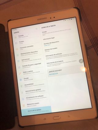 Samsung Galaxy Tab Blanca