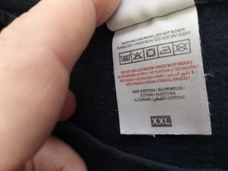 8 T-shirt 100%cotone Fruit of the Loom manica lung