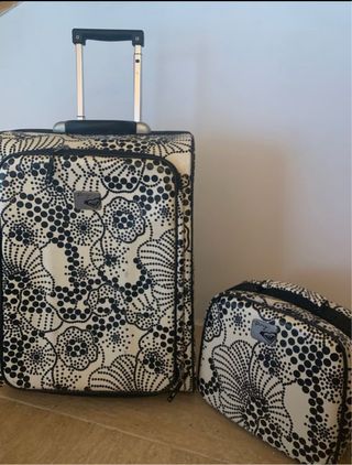 Maleta y neceser Roxy estampado