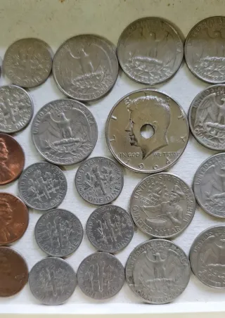 Colección monedas EUA variadas