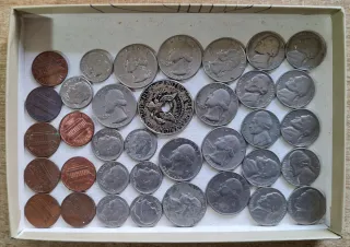 Colección monedas EUA variadas