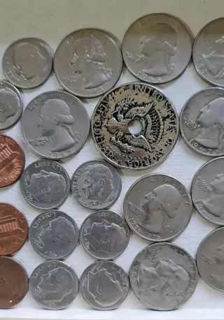 Colección monedas EUA variadas