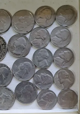 Colección monedas EUA variadas