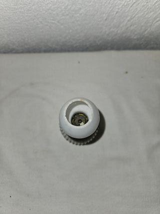 Lampada antica da comodino in vetro