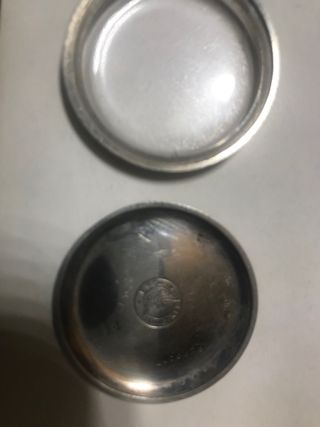 Caja de reloj Longines plateada