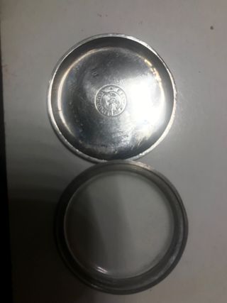 Caja de reloj Longines plateada