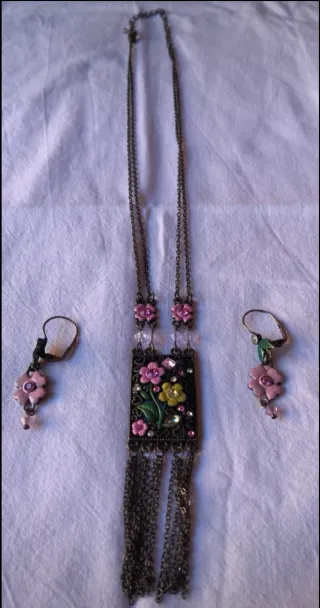 Conjunto Collar y Pendientes Cristian Lay