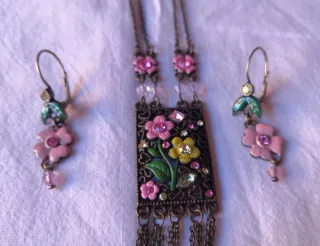 Conjunto Collar y Pendientes Cristian Lay