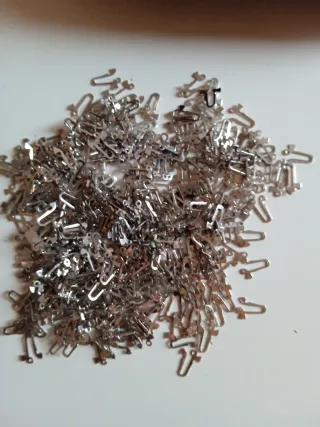 Lote mas de 500 Corchetes Cierre Collar/Pulsera Pl