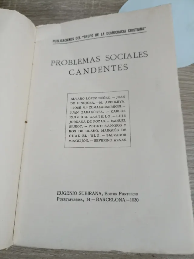 Problemas Sociales Candentes