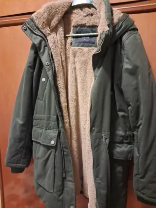 Abrigo verde militar talla XL