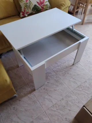 Mesa de centro blanca