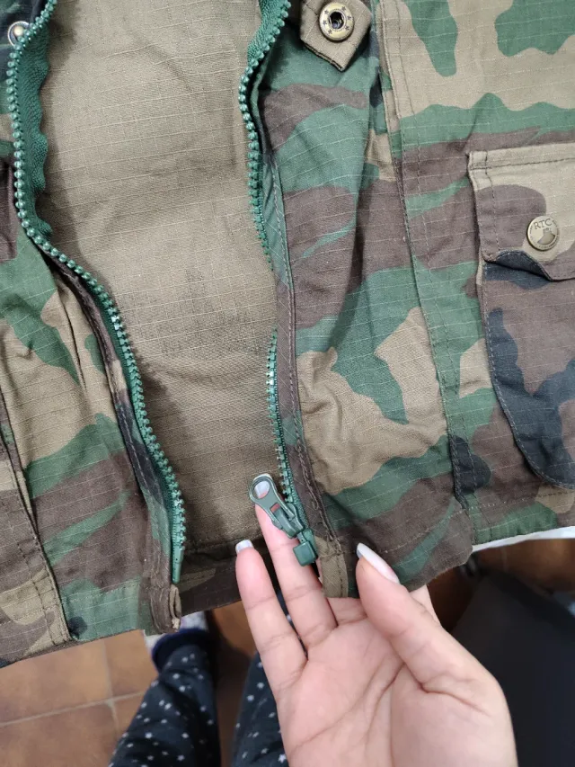 Camicia militare verde T.F.Y. Taglia L