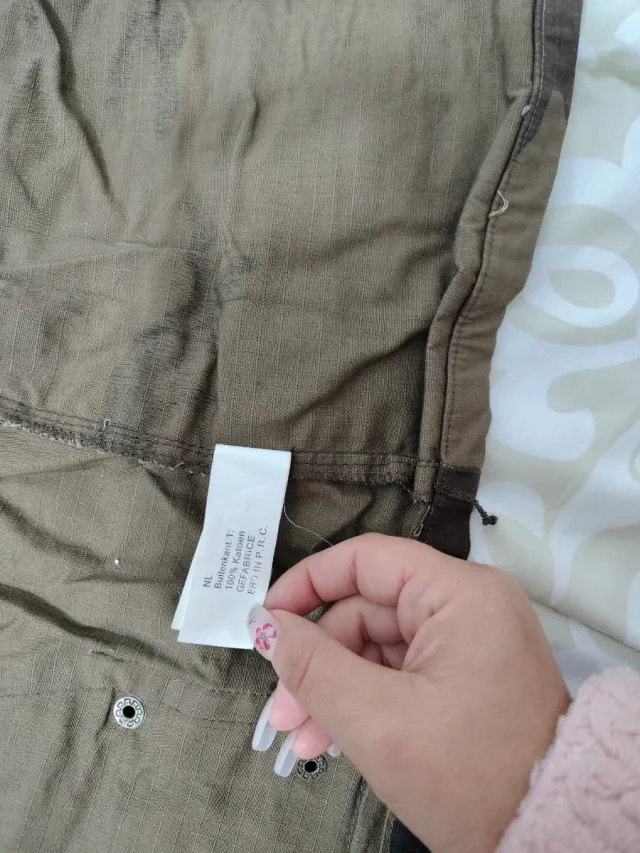 Camicia militare verde T.F.Y. Taglia L