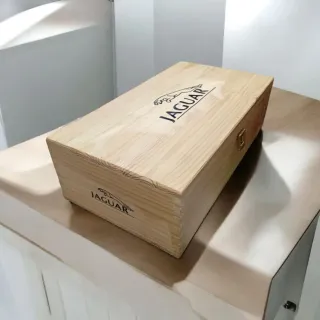 Bauletto portagioie Jaguar in legno 35x20