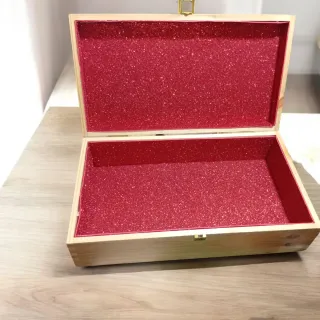 Bauletto portagioie Jaguar in legno 35x20