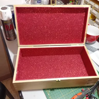 Bauletto portagioie Jaguar in legno 35x20