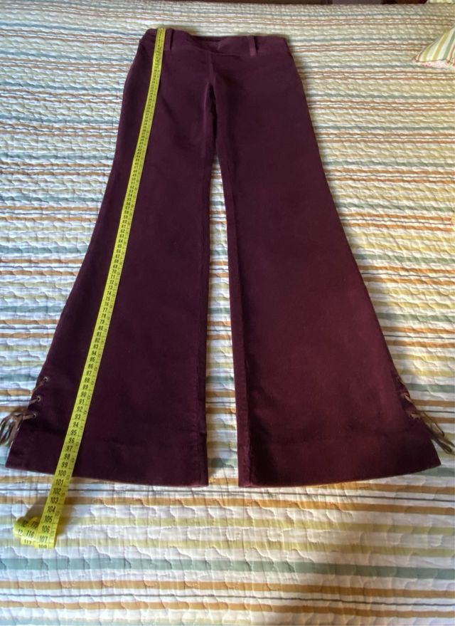 Pantalón campana de pana elástico