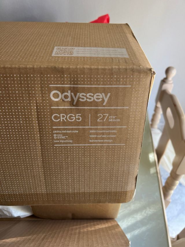 Monitor Samsung Odyssey CRG5 27'' Curvo FHD 240Hz