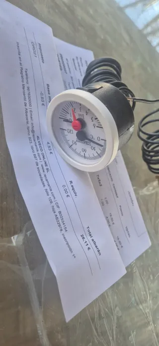 Pressostato per caldaia gasolio temperatura e pressione