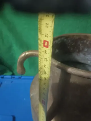 ANTIGUA OLLA DE MESURA O CALDERO   COBRE