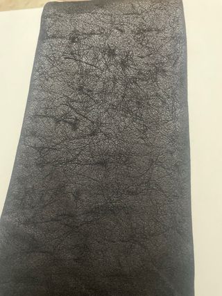 Pantalón efecto piel negro t.32 Stradivarius