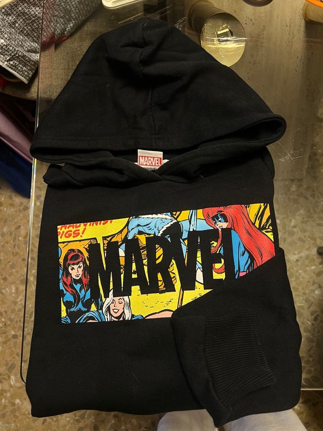 Sudadera Marvel Comic Mujer Negra