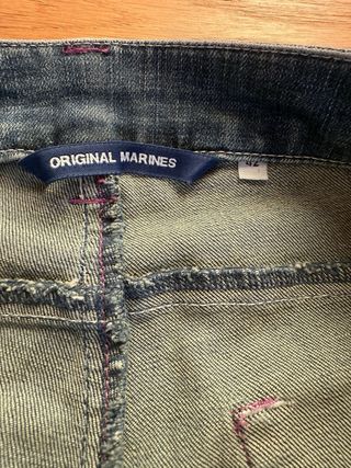 Jeans Original Marines Donna Slim Fit Blu
