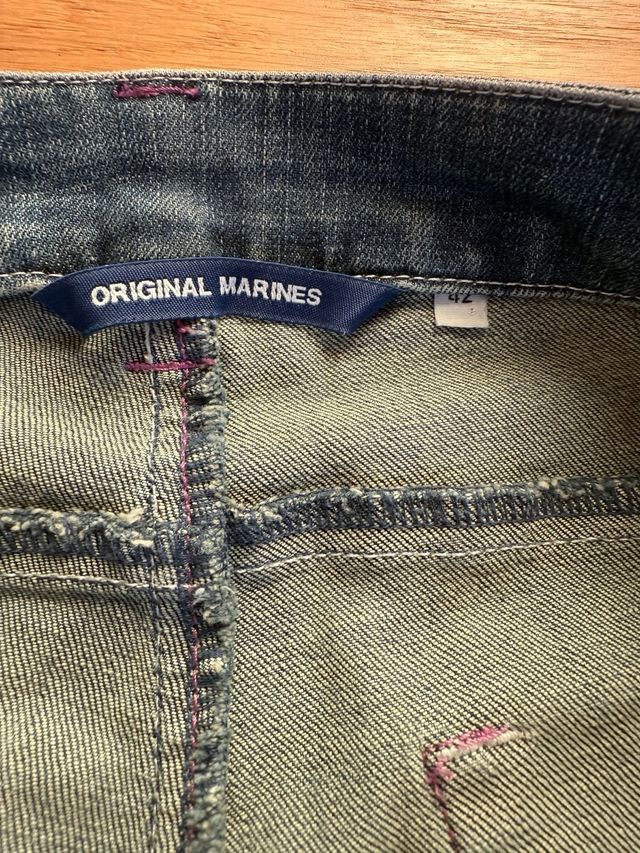Jeans Original Marines Donna Slim Fit Blu