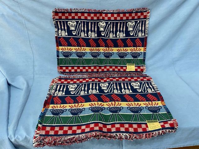 Lote 5 Manteles Individuales Cocina BBQ