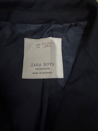 Americana azul de niño