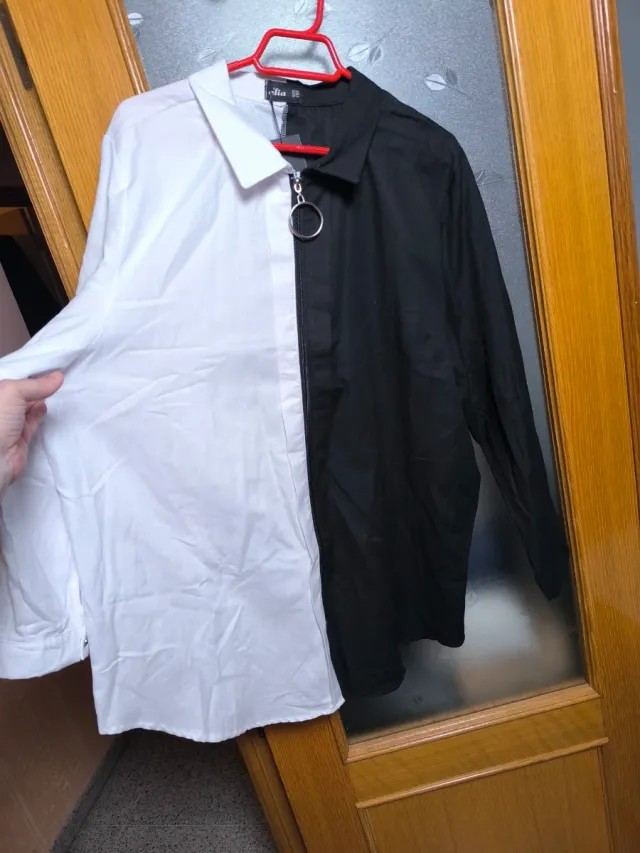 Camisa Curvy bicolor ALIA Talla 52