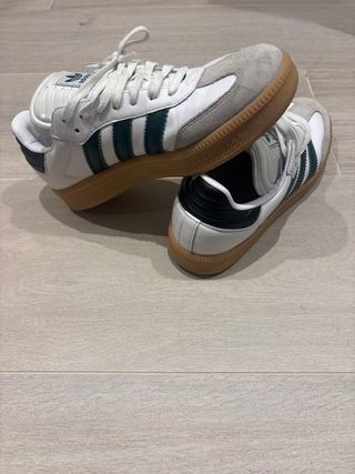 Adidas Samba Blancas y Verdes