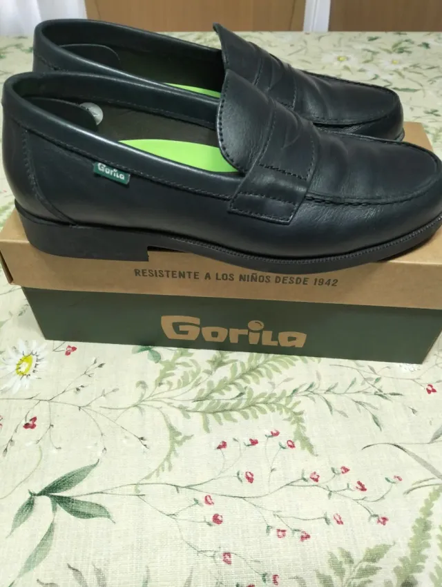 Zapatos Escolares Gorila Azul Marino Talla 38