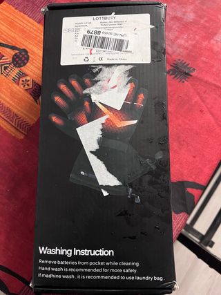 Guantes Lottbuty Calefactables Negros