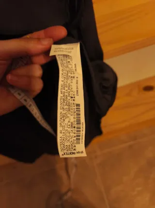 Top Zara negro con lazada