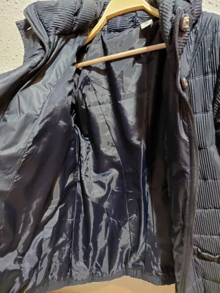 Elegante plumífero azul marino XXL