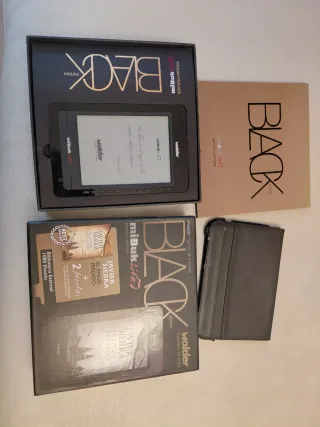 Lector E-book Wolder Black Edición Limitada